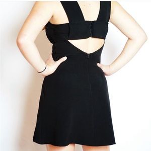Zara Open Back Bow Dress